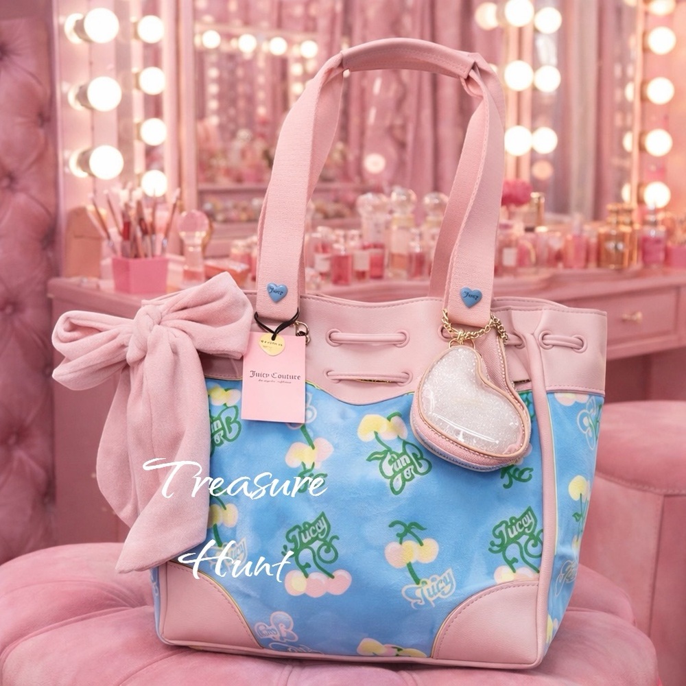 🩷🍒SOLD Juicy Couture retro cherry tote bag